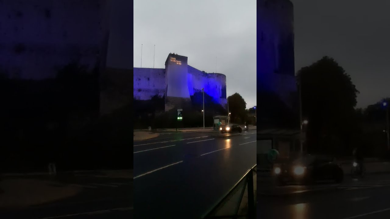 Château de Caen [ Normandy ] by Night Illuminations