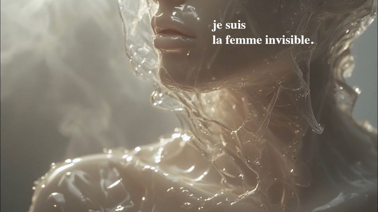 La femme invisible - Poème visuel (Art contemporain) - Argentinelee