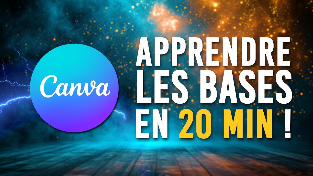 Apprendre les BASES de CANVA en 20min ! Tutoriel Création visuelle facile
