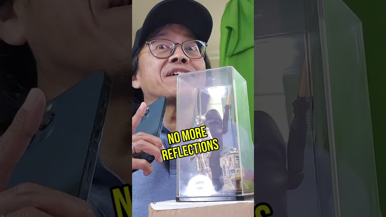 How to take better photos or videos through glass without reflections with your smatphone camera 🕶