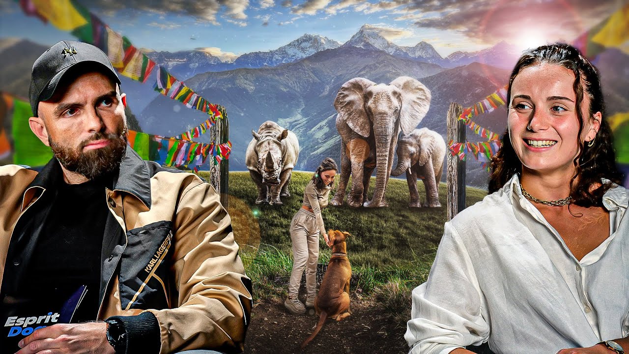 Le chien était nez à nez avec un rhinocéros ! 😱 - Elle est partie au bout du monde avec son chien