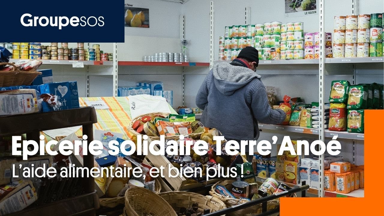 L'épicerie solidaire Terr'Anoé : l'aide alimentaire, et bien plus !