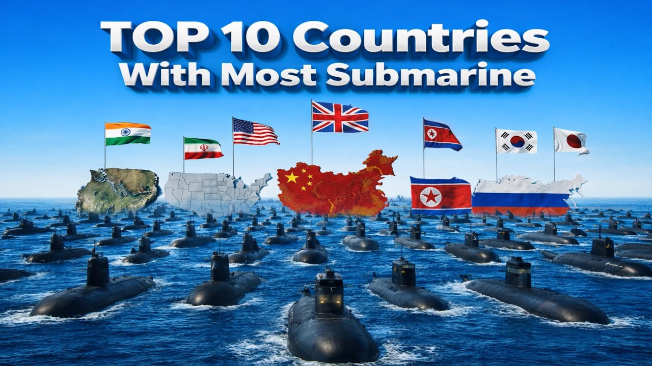 Top 10 Countries With Most Submarines in 2026 | World’s Biggest Submarine Fleets