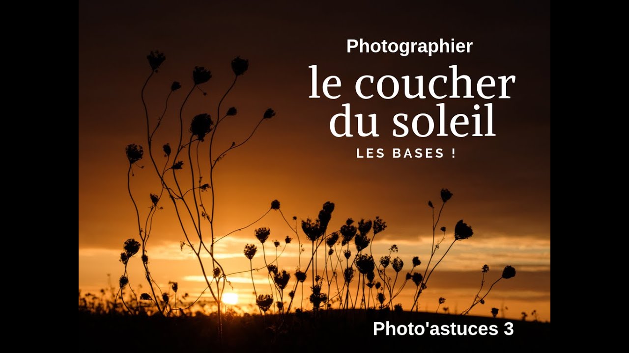 Tuto photo:  le coucher de soleil, effet d'ombres chinoises.