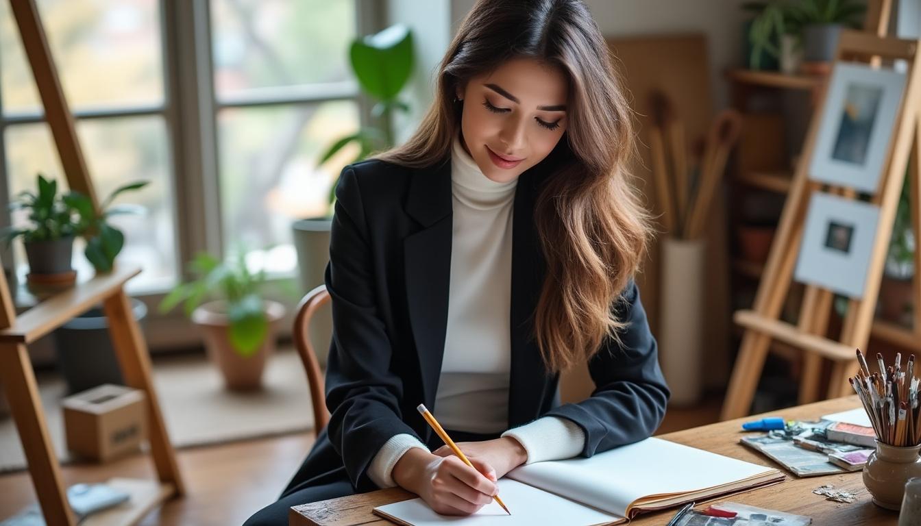 découvrez tina, l'artiste talentueuse qui capture l'essence du sourire du privilège à travers ses œuvres uniques et inspirantes.