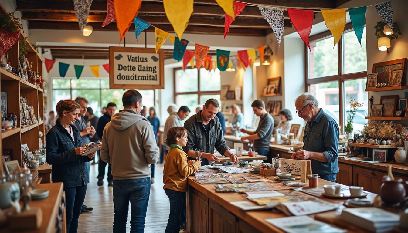 découvrez l'ambiance du festival à decazeville avec une mise en bouche conviviale à l'office de tourisme. un avant-goût unique à ne pas manquer !
